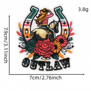 Cowboy girl cloth sticker 16 #