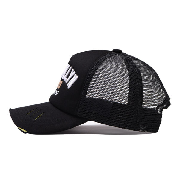 oly-2dbcf8fd5a8ecf41d0b0be3f8fe30d08 Wholesale Brooklyn Letter Design Mesh Cap Sun Hat Fashion Accessory Gift for Boutique Resale