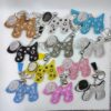 oly-2dbe2521ea929080d5e1960e81928584 Wholesale Cute Dog Flannel Tassel Rhinestone Keychain Fashion Accessory Boutique Resale Gift