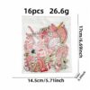 Wholesale Ballet Girl Embroidered Patch - Pink Dance Decorative Iron-On for Resale Boutique Use
