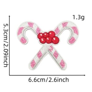 Pink christmas cloth sticker 5#