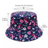 Wholesale Printed Bow Fisherman Hat Stylish Sun Protection Hat for Women Outdoor Travel