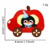 oly-2e014aa886d008a1120329461c468c35 Wholesale Trendy Cartoon Penguin Embroidered Cloth Patch Set 9pcs Polyester Thread Decorative Accessory for DIY