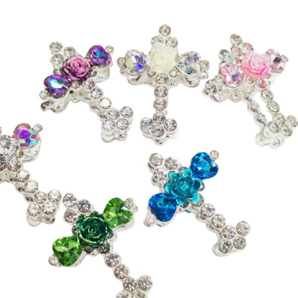 oly-2e0ee6c639f13f8576625b45712e729a Wholesale DIY Alloy Beads Cross Heart Shape Trendy Fashion Accessory for Necklace Making