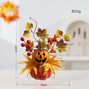 Small pumpkin ornament d04