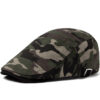 Wholesale Stylish Khaki Beret Summer Sunscreen Adjustable Cotton Linen Hat Boutique Resale