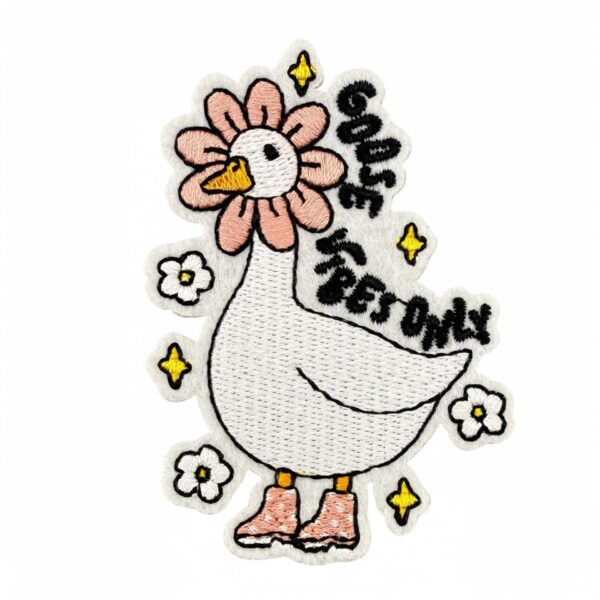 Wholesale Humorous Goose Embroidered Patch Decorative Accent for Clothing and Bags