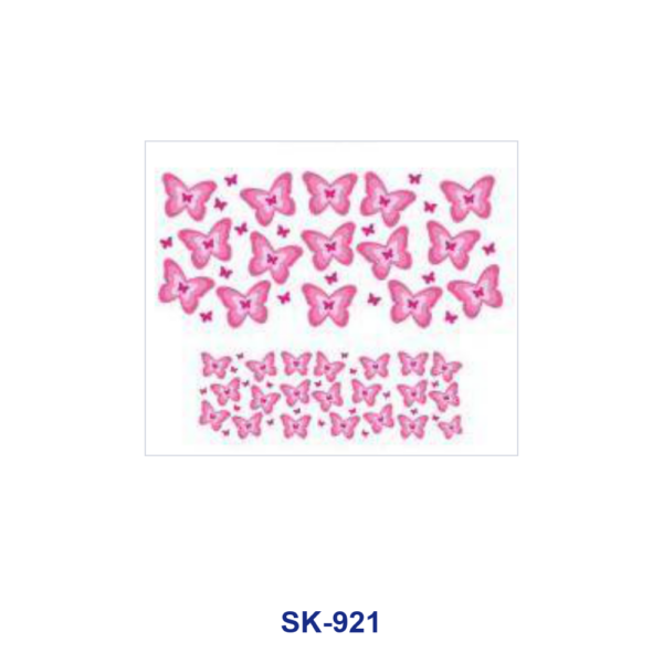 oly-2e52e8e84e390429e4f5ddf89efcbc6d Wholesale 8pcs Various Floral Outline Butterfly Tropical Fruit Seamless Decor Mini Cup Keychain Sticker