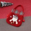 Wholesale Non-woven Christmas Gift Bags with Bells Cartoon Santa for Kids