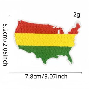 Colorful independence day cloth sticker 5#
