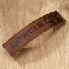 Wholesale Western Cowboy Letter Print Hair Clip Fashion Accessory for Women