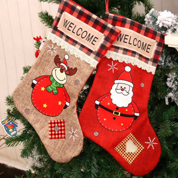 oly-2e96d0ecc76bf7e81adbba3c46d05815 Wholesale Extra Large Christmas Stockings Polyester Home Decor Gift Bags for Holiday Party