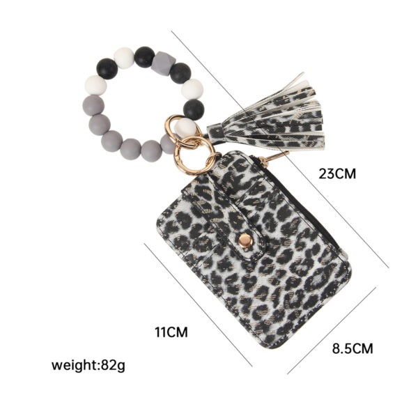 oly-2e9d32f5bf51aaef94a38dcc404102a3 Wholesale Trendy Floral Print PU Leather Keychain Wallet Card Holder for Everyday Use Gift for Women