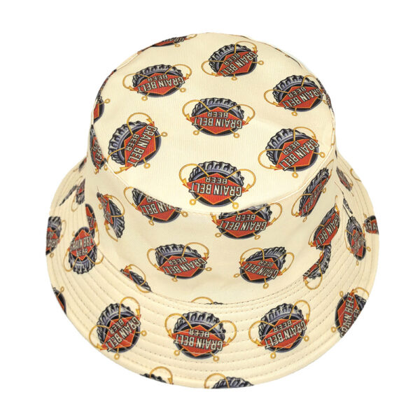 Wholesale Stylish Double Sided Printed Bucket Hat with Alphabet Design Sun Protection for Outdoor Unisex