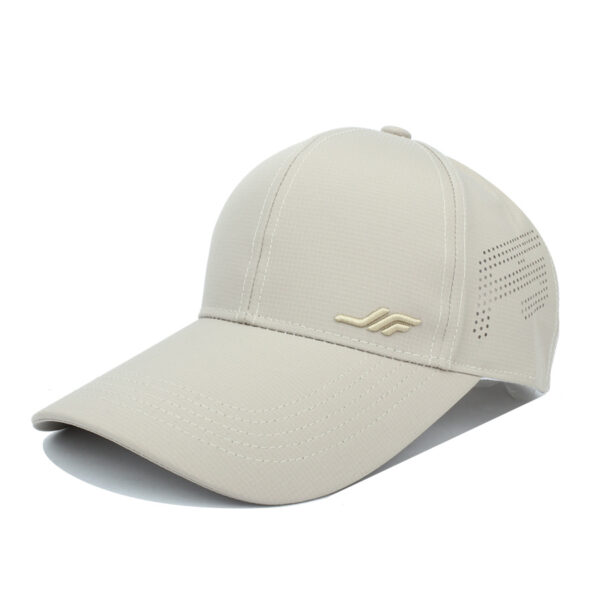 Wholesale Quick Dry Solid Color Baseball Cap with English Letter Design for Unisex Everyday Wear