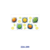 oly-2eba4110e2e87766c737f62c3ef100bd Wholesale 5pcs Water Splash Fresh Tropical Fruit Green Leaf Daisy Realistic Watercolor Mixed Print 16oz Cup UV DTF Wraps