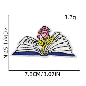 Flower cloth stickers 8#
