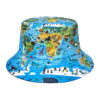 Wholesale Map Print Bucket Hat Modern Chic Sun Protection Hat for Everyday Wear