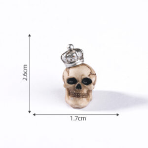 11 # Silver crown skull / Halloween series