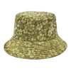 Wholesale Chic Army Green Floral Print Bucket Hat Sun Protection Unisex Resale Accessory