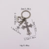 Wholesale Alloy Cross Butterfly Keychain Pendant Y2K Retro Trendy Bag Charm for Women