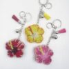 Wholesale Rhinestone Flower Keychain Trendy Car Key Accessory Gift
