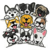 oly-2f16b92f763aeb7f7c87671c72912e92 Wholesale Cartoon Dog Embroidered Iron-On Patches for Clothing Backpacks DIY Fashion Accessory