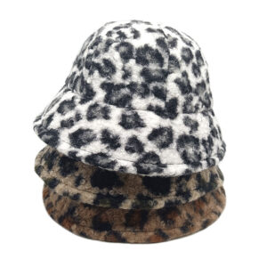 oly-2f243077040f66b20ee85736a5262be9 Wholesale Retro Leopard Print Plush Fisherman Hat Women Winter Warm Resale