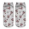 Wholesale Fashion 3D Digital Print Pattern Polyester Cotton Adult Socks Resale