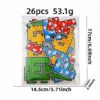 Wholesale Polyester Embroidered Alphabet Patches Colorful 26 Letters for Clothing Bags Repair Gift