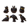 Wholesale Halloween Resin Crow Decoration with Platform for Desktop Display, Decorative Accent for Gift Giving