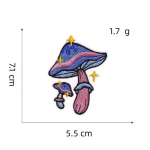 Mushroom cloth stickers 3#