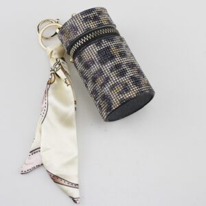 Gold leopard print