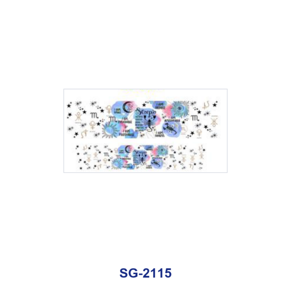 oly-2f7d876f128d2a0e3b42f54d5068b938 Wholesale 8pcs Mixed Zodiac Horoscope Astrology Print 3oz Cup Stickers Wrap