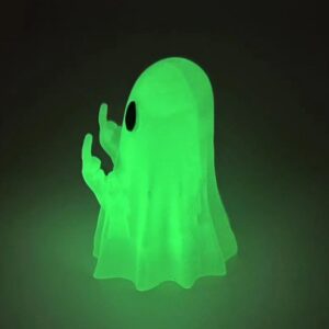 Middle finger ghost [light-in-the-dark style]