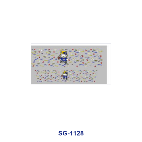 oly-2fa408a21e5fc3cfbab0cf51fff83307 Wholesale 8pcs Mixed Cute Cartoon Cat Stationery Ice Cream Dark Horror Character Teacher Pencil Print 3oz Cup Stickers Wrap OLY Exclusive