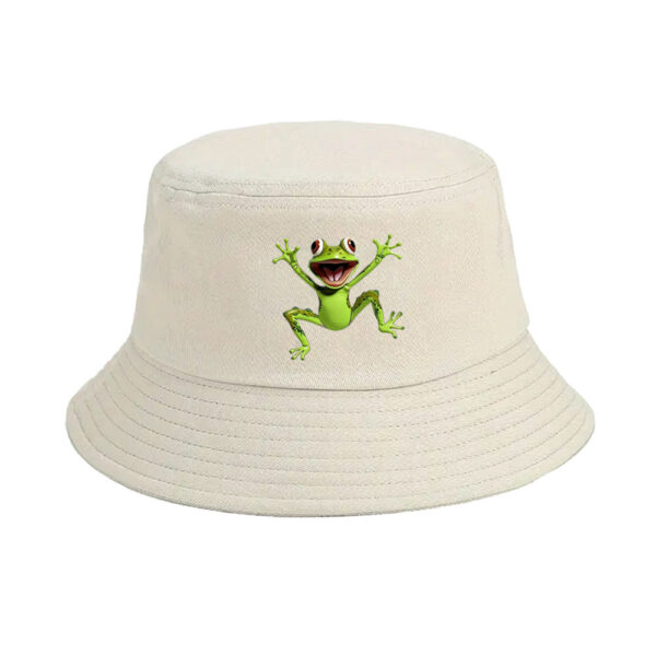 Wholesale Frog Pattern Fisherman Hat Casual Outdoor Sun Hat for Travel