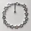 Wholesale Silver Hollow Star Bracelet Y2K Style Women's Fashion Accessory Gift