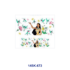 oly-2ff339c7f9e0dc7247974af4ea3f7cad Wholesale 2/4/8pcs Classic Cartoon Character Print Mini Cup Keychain Sticker OLY Exclusive