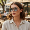 oly-2ff9d777cc8a4319f793d0f47a88b6c5 Wholesale Retro Oversized Sunglasses with Ring Design Black Frame Grey Lens UV400 Fashion Accessory