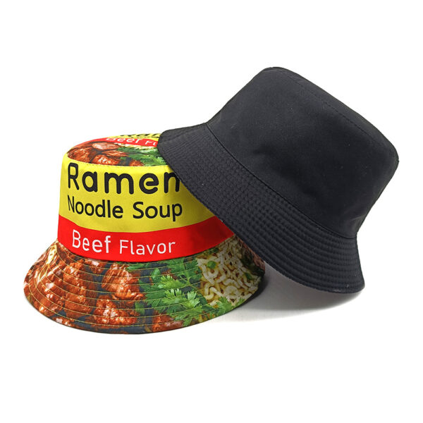 oly-302a7dd0a76d517f15a4d116296bed09 Wholesale Ramen Pattern Fisherman Hat Trendy Outdoor Sun Protection Bucket Hat for Men Women