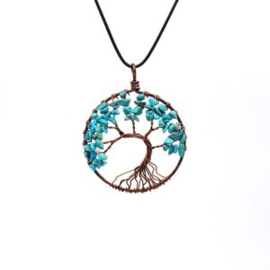 Turquoise leather cord