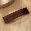 Wholesale Western Cowboy Letter Print Hair Clip Fashion Accessory for Women