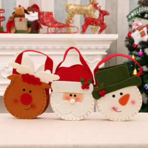 Wholesale Santa Christmas Non Woven Gift Bags for Holiday Party Decorations