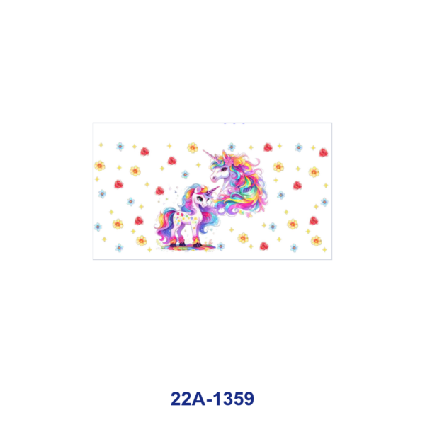 oly-30984ce63a75b021ea6fa1fcca041c05 Wholesale 5pcs Vibrant Rainbow Tie Dye Dreamy Cartoon Unicorn Panda Dog Elephant Dolphin Cat Flower Bamboo Star Mixed Decor Prints 16oz Cup UV DTF Wraps