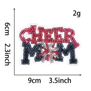 Hot melt glue*red*cheer mom