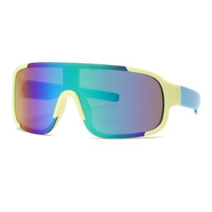 3314 blue and yellow frame colorful green