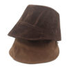 Wholesale Suede Bucket Hat Japanese Style Flat Top Sun Hat for Women Casual Everyday Gift