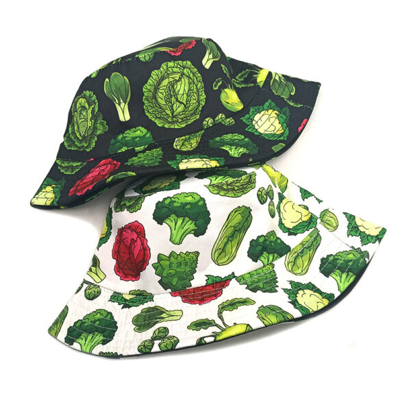 Wholesale Vegetable Pattern Fisherman Hat Trendy Summer Sun Hat Fashion Accessory Boutique Gift