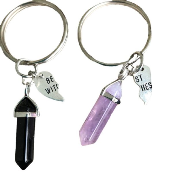 Wholesale European Style Crystal Keychain Key Ring Fashion Accessory for Boutique Resale